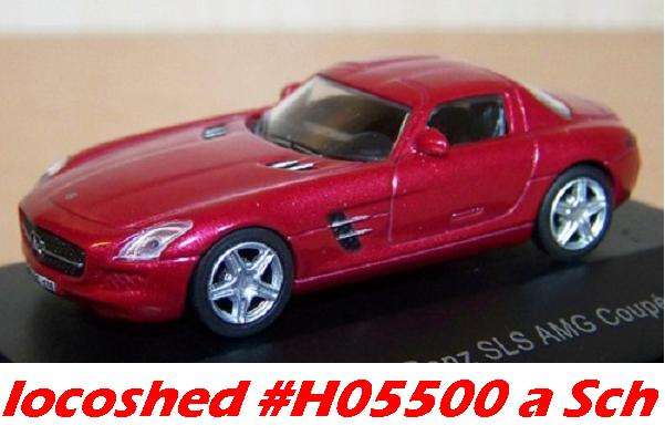 Mercedes-Benz SLS AMG Coupe red met. die-cast H01/87 Schuco 5500 NEW+boxed  #9354 Schuco