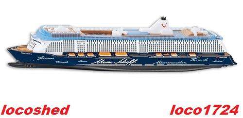 Mein Schiff 3, Cruiseliner model 1in1400 scale 210mm long, Siku, NEW + boxed, #loco1724