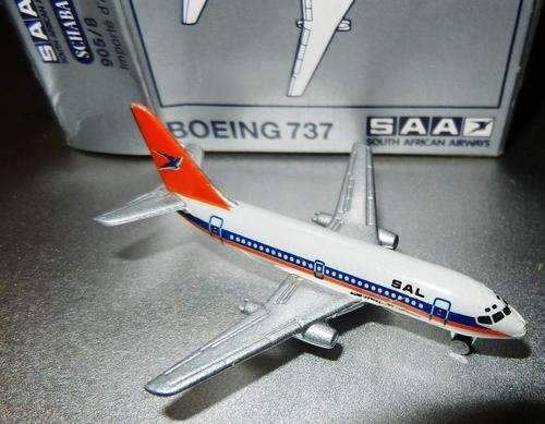 South African Airways SAA Boeing 737, 1in600 scale, Schabak NEW + boxed #loco905-8