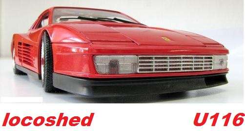 Ferrari Testarossa 1984 red Bburago.Italia top pre-owned #U116