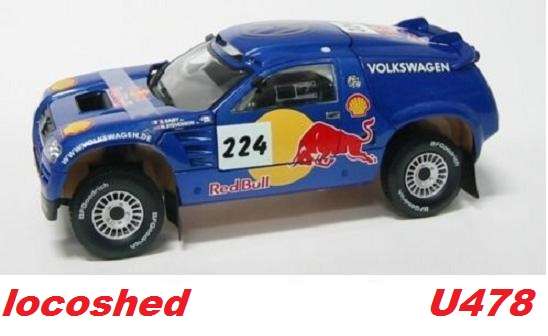 Volkswagen Touareg Dakar #244 2004 blue-met Bburago.Italia top pre-owned #U478