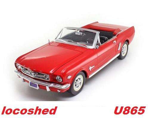 Ford Mustang Mk.3 1965 red Mira top pre-owned #U865