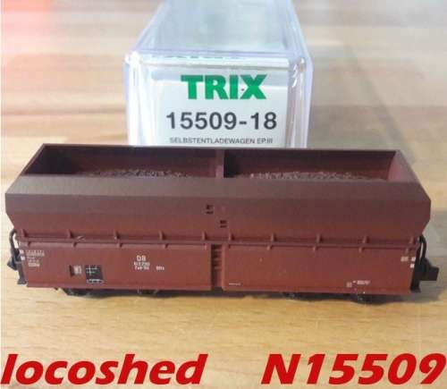 N gauge Selfdischarging Ore-Hopper (2 dbl.bogies/78mm) loaded, mint boxed N15509 MTrix