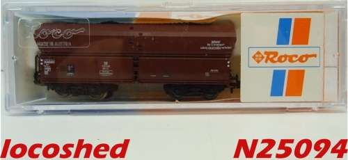 N gauge Selfdischarge Hopper (2-dbl.bogie/85mm) loaded, mint boxed N25094 Roco
