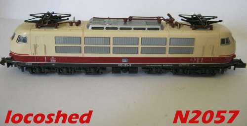 N gauge E103 Electric Locomotive, 6 axles, analog, pre-owned, top condition, reboxed N2057 MTrix