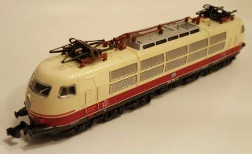 N gauge E103 Electric Locomotive, 6 axles, analog, pre-owned, top condition, reboxed N2057 MTrix