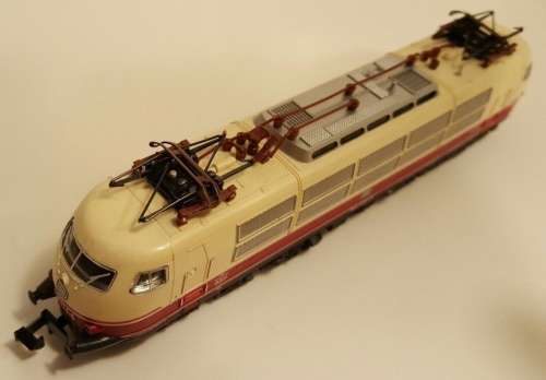 N gauge E103 Electric Locomotive, 6 axles, analog, pre-owned, top condition, reboxed N2057 MTrix