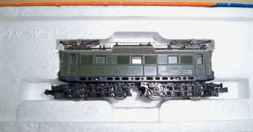 N gauge BR144 Electric Locomotive, 4 axles, analogue, pre-owned, top cond, orig.box N2154A Roco