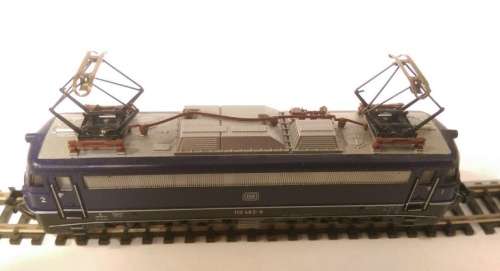 N gauge E10/BR110 Electric Locomotive, 4 axles, analogue, pre-owned, top cond, orig.box N2930 MTrix