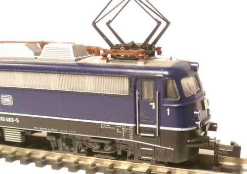N gauge E10/BR110 Electric Locomotive, 4 axles, analogue, pre-owned, top cond, orig.box N2930 MTrix