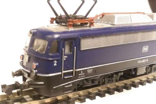 N gauge E10/BR110 Electric Locomotive, 4 axles, analogue, pre-owned, top cond, orig.box N2930 MTrix