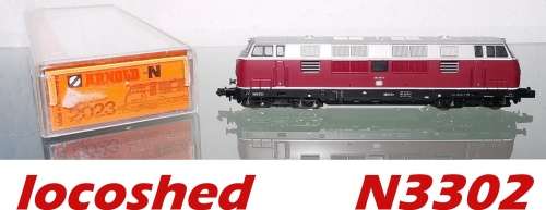N gauge BR221 Diesel Locomotive, Express, 4 axle, analogue, mint, boxed N3302 Arnold