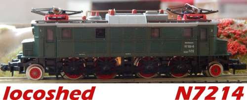 BR117 Electric Locomotive, 6 axles, analogue, pre-owned, top condition, reboxed N7214 Arnold