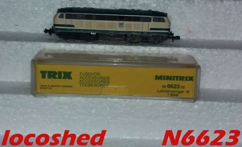 BR216 Diesel Locomotive, pre-owned, top condition, re-boxed N6623 MTrix