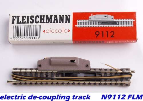 Electric de-coupling track Fleischmann Piccolo new+boxed N9112 FLM