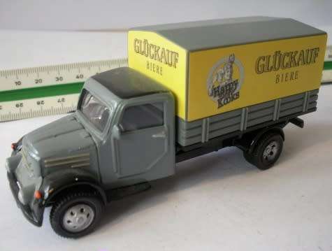 Phaenomen Granit K30 Glueckauf boxtruck grey 1:50 pre-owned unboxed (unplayed, no wear, super cond.)