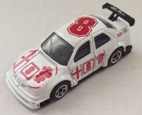 Alfa Romeo 155 racer #8 white pre-ownd unboxed (unplayed, no wear, superb condition) MB.155