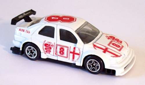 Alfa Romeo 155 racer #8 white pre-ownd unboxed (unplayed, no wear, superb condition) MB.155