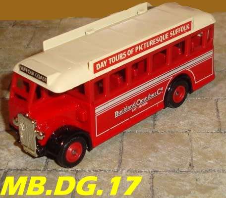 AEC Regal Bus 1932 `Buckland` pre-owned unboxed unplayed no wear collector condition MB.DG.17