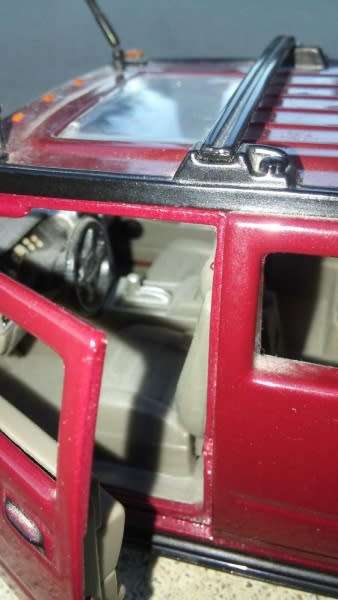 Hummer H2 SUV 2009 maroon, 1:27 Maisto pre-owned unboxed collector top condition #2318 instant