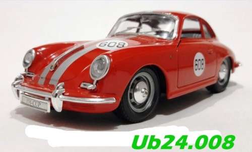 Porsche 356 B Cup Racer 1961 red, pre-owned, unboxed, collector condition, minimal wear #Ub24-008