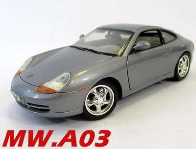Porsche 911 Carrera 1999 silver pre-owned no box unplayd no wear good condition MW.A03