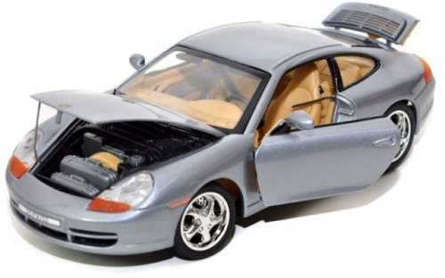 Porsche 911 Carrera 1999 silver pre-owned no box unplayd no wear good condition MW.A03