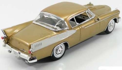 Studebaker Golden Hawk 1957 gold+white 1/18 pre-owned, original box, superb condition!
