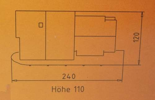 H0 gauge Station BAD BERG (240x120x110mm h) building kit, H0.1-87.HO 6/Vollmer.3526