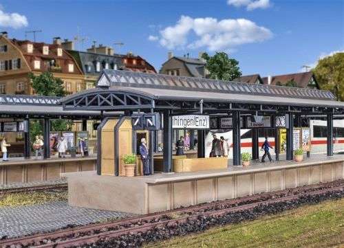 H0 gauge Platform Extention (280x80x80mm h) building kit, H0.1-87.HO 8/Vollmer.3542