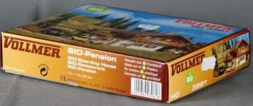 H0 gauge alpine Boarding House (175x120mm) building kit, H0.1-87.HO 7/Vollmer.3961