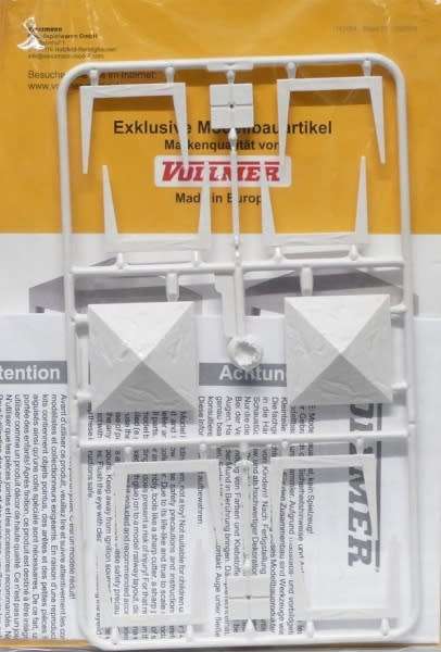 H0 gauge Party Canopies (2  35x35mm) building kit, H0.1-87.HO 3/Vollmer.5130
