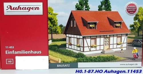 H0 gauge Timberframe Villa 120x97x90mm building kit #H0.1-87.HO Auhagen.11453