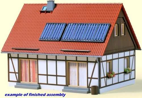 H0 gauge Timberframe Villa 120x97x90mm building kit #H0.1-87.HO Auhagen.11453