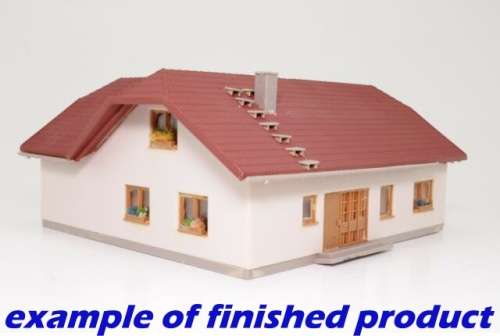 H0 gauge Corner Bungalow 155x145x75mm building kit #H0.1-87.HO Faller.130398