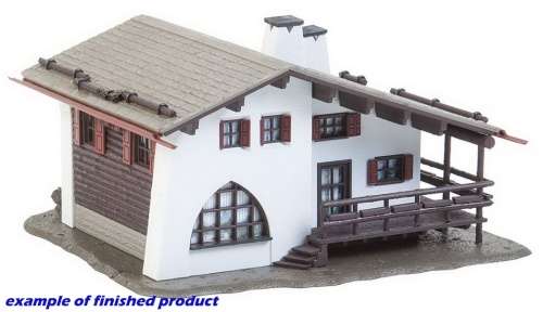 H0 gauge modern Alpine Chalet 146x126x99mm building kit #H0.1-87.HO Faller.131371