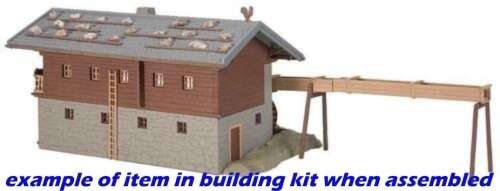 H0 gauge Complete Alpine Village 1 Chalet, Barn + Hammer-Mill building kit #H0.1-87.HO Faller.190064