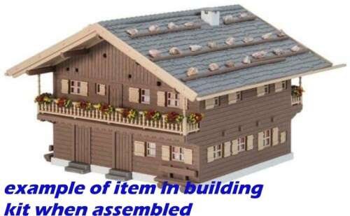 H0 gauge Complete Alpine Village 1 Chalet, Barn + Hammer-Mill building kit #H0.1-87.HO Faller.190064