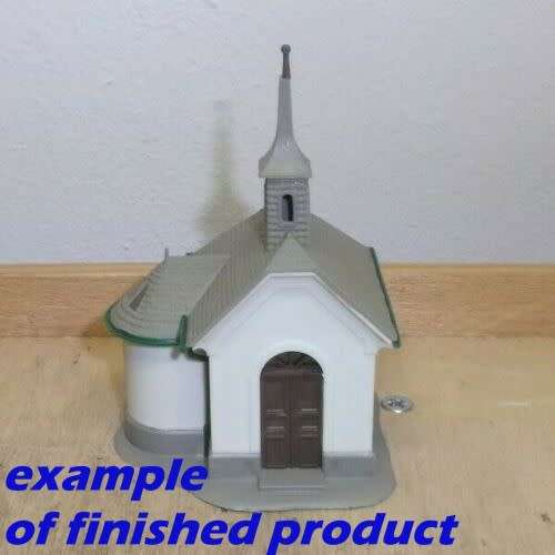 H0 gauge Alpine Wayside Chapel + Hunting Stand + Scenic Forest decor bldgkit #H0.1-87.HO Kibri.9780