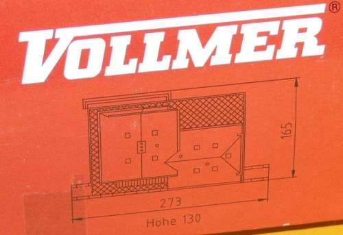 H0 gauge `Berwang` Station 273x165x130mm building kit #H0.1-87.HO Vollmer.9050
