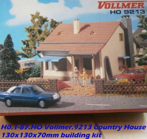 H0 gauge Country House 130x130x70mm building kit #H0.1-87.HO Vollmer.9213