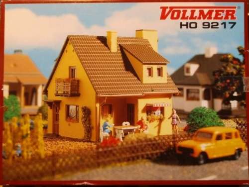 H0 gauge Single Family Residence 110x100x85mm building kit #H0.1-87.HO Vollmer.9217