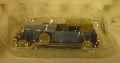 Duesenberg J Town Car Landaulette 1930 blue 1/43 MOY NEWinBlister #5758 instant wheels