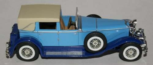 Duesenberg J Town Car Landaulette 1930 blue 1/43 MOY NEWinBlister #5758 instant wheels