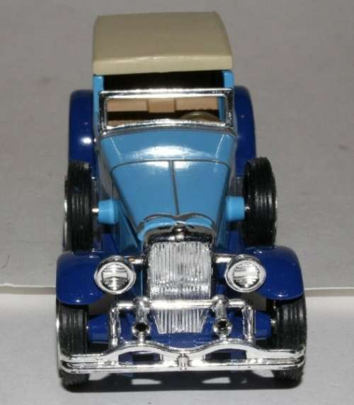 Duesenberg J Town Car Landaulette 1930 blue 1/43 MOY NEWinBlister #5758 instant wheels