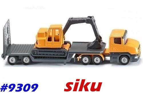 Scania Lowbed w Excavator yellow H01/87 siku-Super1611 NEWinBlister #9309 siku