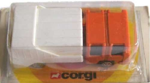 Garbage Truck orange+white H01/87 CorgiJunior 56179 NEWinBlister #9146 corgi