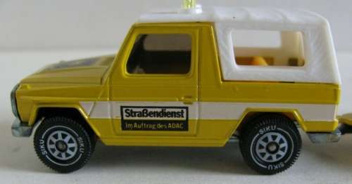 Mercedes-Benz 280GE 1997 yellow ADAC Breakdown Assistance 1/55 Siku NEW+boxed #125504 MW-loco
