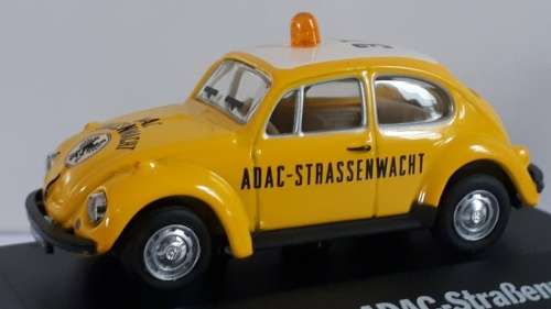 Volkswagen Beetle 1302 1970 ADAC yellow 1/72 Schuco NEW+boxed   #7203 MWS wheels