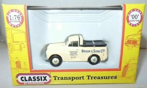 Morris Minor Pick Up 1965 cream Brook+Sons 1/76ClassixUK NEW+boxed  #7626 MWS wheels